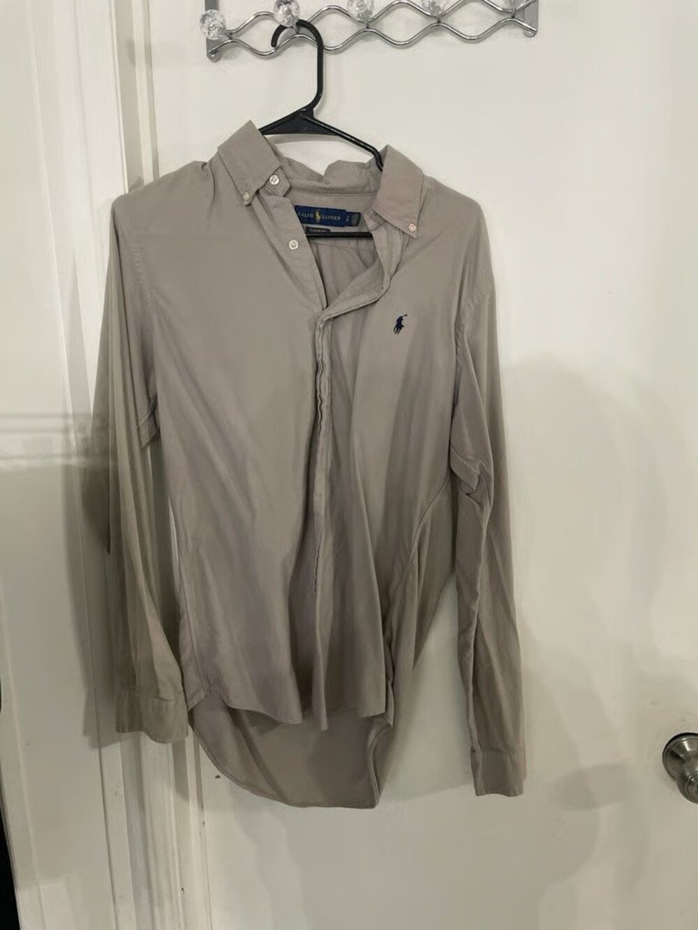Ralph Lauren gray button up